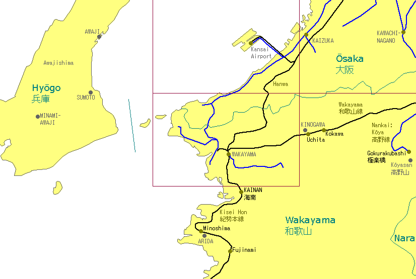 Wakayama Railway Map