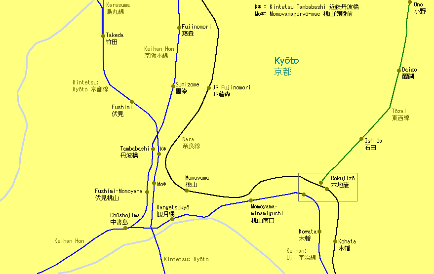 Tambabashi Railway Map