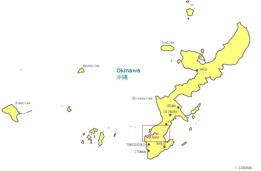 Okinawa Railway Map