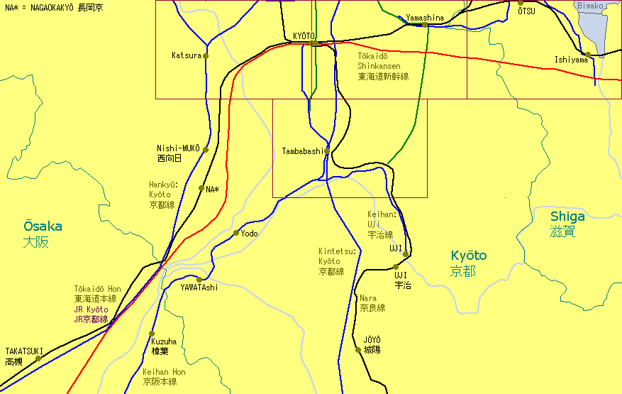 Uji Railway Map