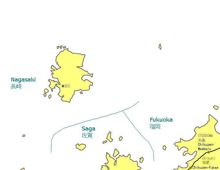 Itoshima Railway Map